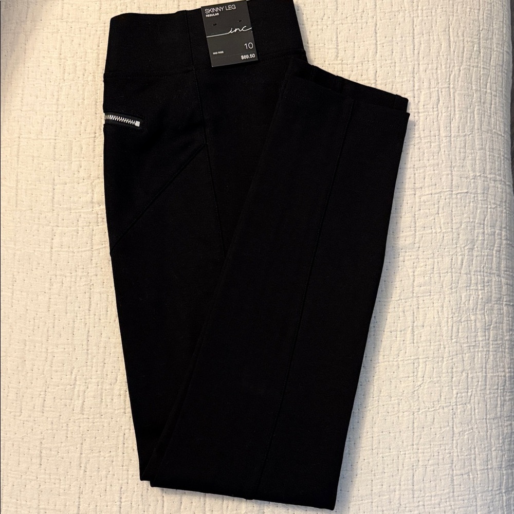 INC International Concepts Women’s Fashion Black Dress Pants